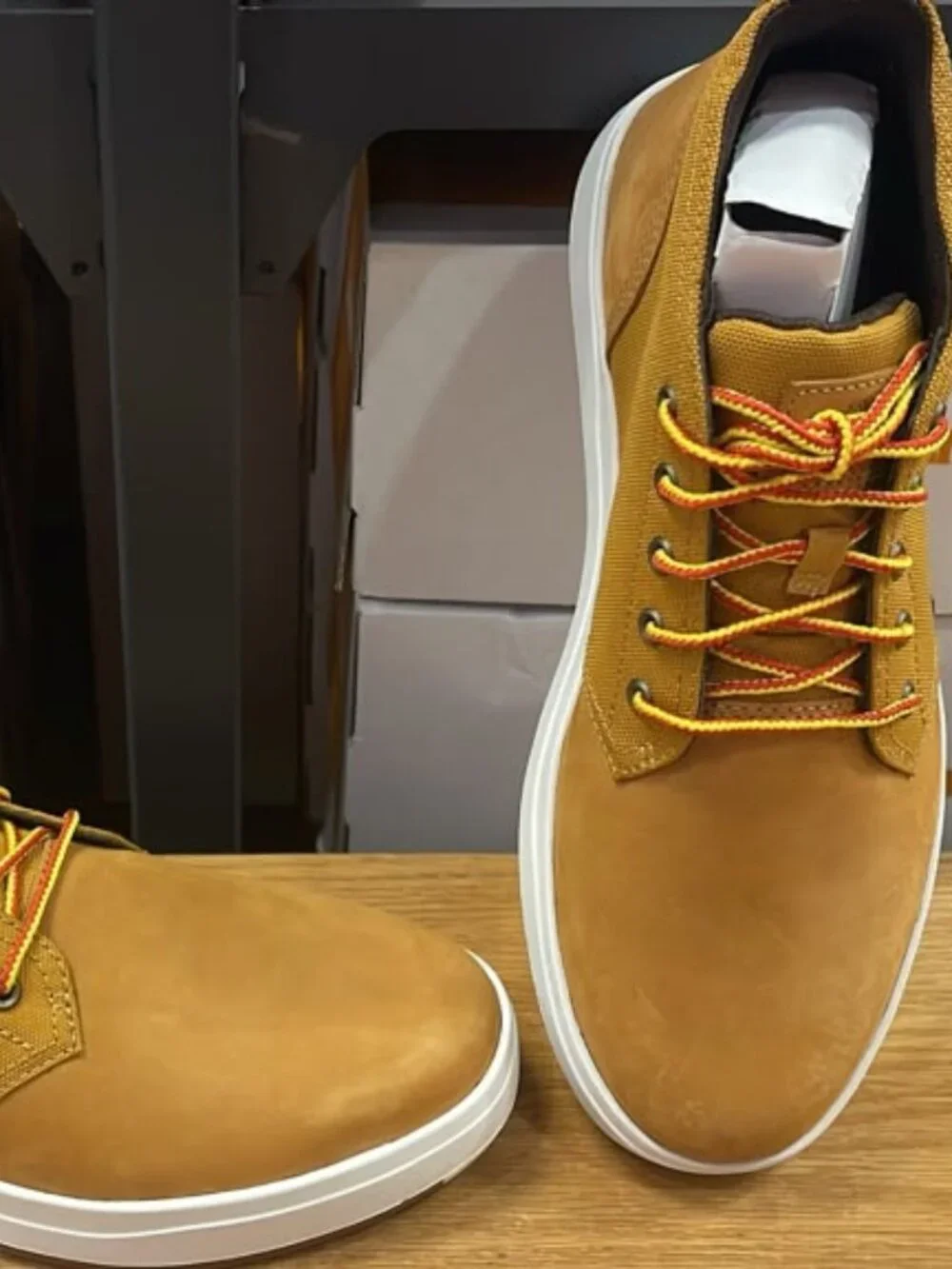 TIMBERLAND MEN'S DAVIS SQUARE MID LACE SNEAKER WHEAT 1A10I3-231 ALL SIZES